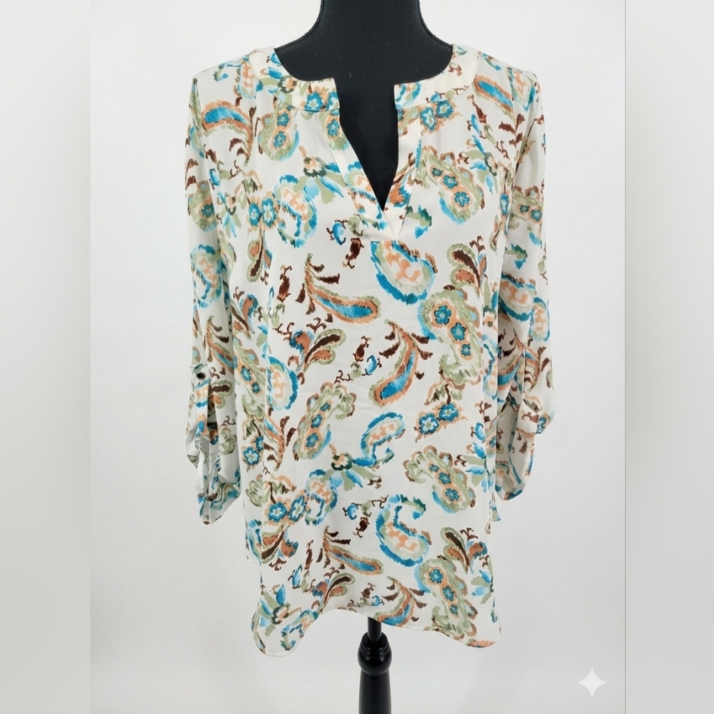 Cato Multicolor Paisley Women's Blouse